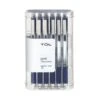 TUL GL Series Retractable Gel Pens, Medium Point, 0.7 Mm, Silver Barrel, Blue Ink, Pack Of 12 Pens -Office Supplies Shop 36d5c679a08019e5e73e4855a41c5ba158