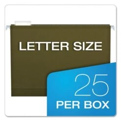 Pendaflex Extra Capacity Reinforced Hanging File Folders With Box Bottom, 2" Capacity, Letter Size, 1/5-Cut Tabs, Green, 25/Box 17 Pendaflex Extra Capacity Reinforced Hanging File Folders With Box Bottom, 2" Capacity, Letter Size, 1/5-Cut Tabs, Green, 25/Box -Office Supplies Shop 384bc870d1727c3ac7e9efcf5487ae602e