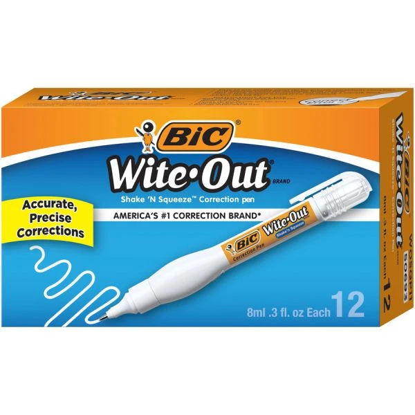 Wite-Out Shake 'N Squeeze Correction Pen 3 Wite-Out Shake 'N Squeeze Correction Pen