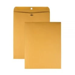 Manila Envelopes, 12" X 15-1/2", Clasp Closure, Brown Kraft, Box Of 100