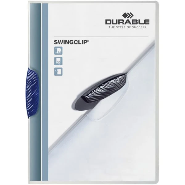 Durable Swingclip Clear Report Cover, Swing Clip, 8.5 X 11, Clear/Clear, 5/Pack 3 Durable Swingclip Clear Report Cover, Swing Clip, 8.5 X 11, Clear/Clear, 5/Pack