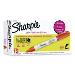 Sharpie Permanent Paint Marker, Medium Bullet Tip, Orange, 12/Pack -Office Supplies Shop 3b248d0de3b35bacc5cc639bfb43ae7070