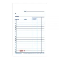 Adams® Adams Carbonless 2-Part Sales Book, 3 3/10" X 5 3/5", Pack Of 10