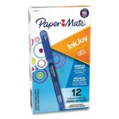 Paper Mate InkJoy Gel Pen, Stick, Medium 0.7 Mm, Blue Ink, Blue Barrel, Dozen -Office Supplies Shop 3f1d41881fd4f4daa129e891cf9c2fc8cc