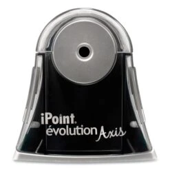 Westcott IPoint Evolution Axis Pencil Sharpener, AC-Powered, 4.25 X 7 X 4.75, Black/Silver -Office Supplies Shop 422864a21923c5c12430aa900e860d385a