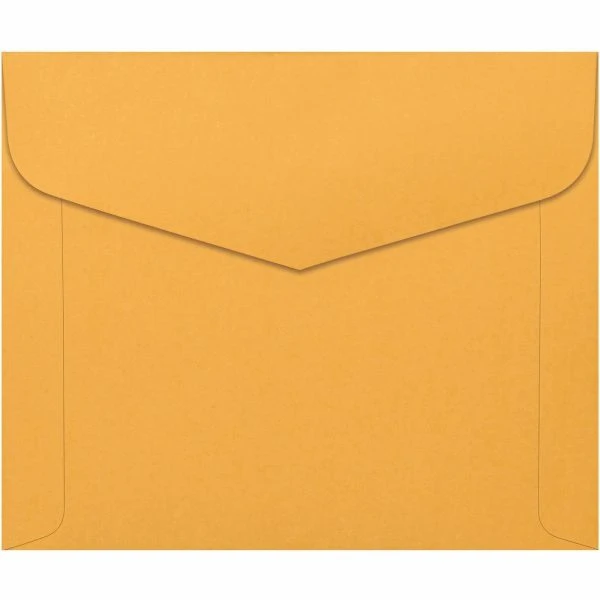 Quality Park Open-Side Booklet Envelope, #13 1/2, Hub Flap, Gummed Closure, 10 X 12, Brown Kraft, 100/Box 4 Quality Park Open-Side Booklet Envelope, #13 1/2, Hub Flap, Gummed Closure, 10 X 12, Brown Kraft, 100/Box - Image 2