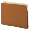 Smead Redrope Drop-Front File Pockets With Fully Lined Gussets, 1.75" Expansion, Letter Size, Redrope, 25/Box