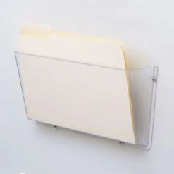 Deflecto Unbreakable DocuPocket Wall File, Letter Size, 14.5" X 3" X 6.5", Clear -Office Supplies Shop 4680787d07d7e75bd7bd2e41395b3f797b