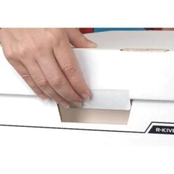 Bankers Box DATA-PAK Storage Boxes, Letter Files, 13.75" X 17.75" X 13", White/Blue, 12/Carton -Office Supplies Shop 4795e485b0137a32130d48f67a94c16f1d