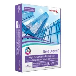 Xerox™ Xerox Bold Digital Printing Paper, Letter Size (8 1/2" X 11"), 100 (U.S.) Brightness, 32 Lb Text (120 Gsm), FSC Certified, Ream Of 500 Sheets -Office Supplies Shop 48c5ff96fb7eac1e96bc1d8d77e07c306e