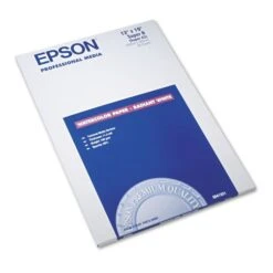 Epson® Epson Watercolor Radiant White Inkjet Paper, 11.5 Mil, 13 X 19, Matte White, 20/Pack