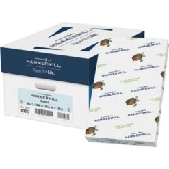 Hammermill Super-Premium Colored Paper, 20 Lb., 8.5" X 14", Blue, 500 Sheets/Ream -Office Supplies Shop 4a8b61fbb64e14cc459b0e37d460b97d5b