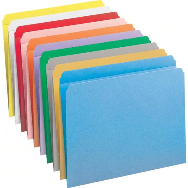 Smead Reinforced Top Tab Colored File Folders, Straight Tabs, Letter Size, 0.75" Expansion, Yellow, 100/Box 14 Smead Reinforced Top Tab Colored File Folders, Straight Tabs, Letter Size, 0.75" Expansion, Yellow, 100/Box - Image 12