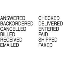 Trodat® Trodat Professional 12-Message Date Stamp, Self-Inking, 2.25 X 0.38, Black -Office Supplies Shop 4dbc064dbef1815fc9cd472ea2883b9194
