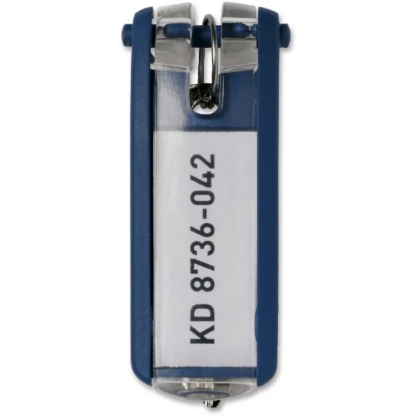 Durable Tags For Locking Key Cabinets, Plastic, 1.13 X 2.75, Dark Blue, 6/Pack 6 Durable Tags For Locking Key Cabinets, Plastic, 1.13 X 2.75, Dark Blue, 6/Pack - Image 4