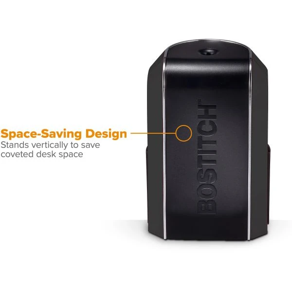 Bostitch Vertical Electric Pencil Sharpener, AC-Powered, 4.5 X 3.75 X 5.5, Black 9 Bostitch Vertical Electric Pencil Sharpener, AC-Powered, 4.5 X 3.75 X 5.5, Black - Image 7