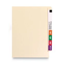 Smead Heavyweight Manila End Tab Folders, 9.5" High Front, Straight Tabs, Legal Size, 0.75" Expansion, Manila, 100/Box -Office Supplies Shop 4fa224aee3fc50e37fb409233ed05e8596