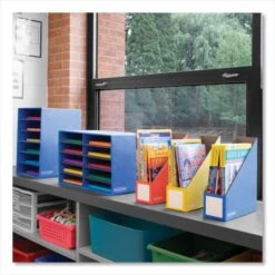 Bankers Box Extra-Wide Cardboard Magazine File, 4.25 X 11.38 X 12.88, Assorted, 6/Pack -Office Supplies Shop 4fcf005c0de5bc84e7f36d6c21c1bfbcd9