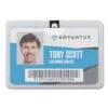 Advantus ID Badge Holders With Clip, Horizontal, Clear 4.13" X 3.38" Holder, 3.88" X 3" Insert, 50/Pack 1 Advantus ID Badge Holders With Clip, Horizontal, Clear 4.13" X 3.38" Holder, 3.88" X 3" Insert, 50/Pack -Office Supplies Shop 50160d076fa180475942049bf7c7c96869