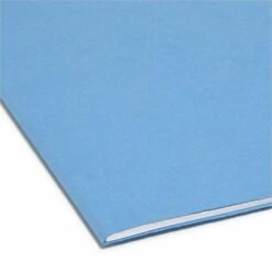 Smead Colored File Folders, 1/3-Cut Tabs: Assorted, Letter Size, 0.75" Expansion, Blue, 100/Box -Office Supplies Shop 501a15a0548173aafb68af2103996d0b80