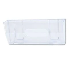 Deflecto Magnetic DocuPocket Wall File, Legal/Letter Size, 15" X 3" X 6.38", Clear