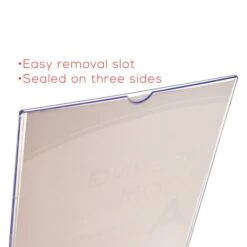 Deflecto Superior Image Slanted Sign Holder With Business Card Holder, 8.5w X 4.5d X 11h, Clear -Office Supplies Shop 5160c55f4ee9e69c21d3d479c77de2fb15