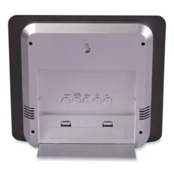 Howard Miller Nikita Wall Clock, Silver/Charcoal Case, 8.75" X 8", 2 AA (sold Separately) -Office Supplies Shop 51dbb71eadd096fb7766e4abd825442ad4