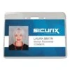 SICURIX Sicurix Proximity Badge Holder, Horizontal, 3 3/4" X 2 3/8", Clear, 50/Pack -Office Supplies Shop 53553674b854d382b652bf1d9b9b0f2142