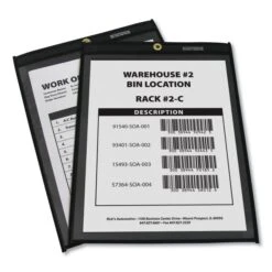 C-Line Shop Ticket Holders, Stitched, One Side Clear, 75 Sheets, 9 X 12, 25/Box -Office Supplies Shop 536c61db50ac60debc0710928218ab6b8d