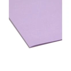 Smead Reinforced Top Tab Colored File Folders, 1/3-Cut Tabs: Assorted, Legal Size, 0.75" Expansion, Lavender, 100/Box -Office Supplies Shop 541c2ffc25e887087471fc7eaa33a4c2fe