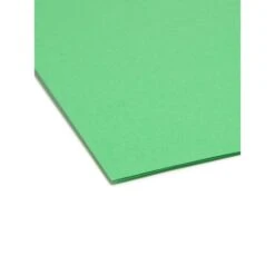 Smead Colored File Folders, 1/3-Cut Tabs: Assorted, Letter Size, 0.75" Expansion, Green, 100/Box -Office Supplies Shop 54b98aa31d52dc3ed513298cdf883b550d