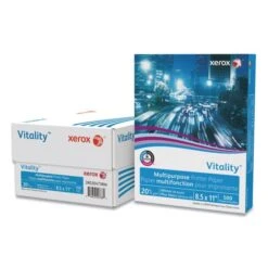 Xerox™ Vitality Multipurpose Print Paper, 92 Bright, 20 Lb Bond Weight, 8.5 X 11, White, 500 Sheets/Ream, 3 Reams/Carton