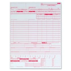 TOPS UB04 Hospital Insurance Claim Form For Laser Printers, One-Part (No Copies), 8.5 X 11, 2,500 Forms Total