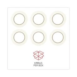 Universal Removable General-Purpose Masking Tape, 3" Core, 18 Mm X 54.8 M, Beige, 6/Pack -Office Supplies Shop 5bf398837104098ccaa62694a7890220c2
