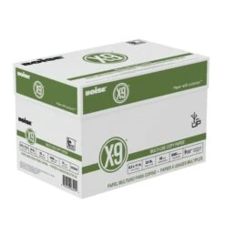 Boise X-9 Multi-Use Printer & Copier Paper, Letter Size (8 1/2" X 11"), 5000 Total Sheets, 92 (U.S.) Brightness, 24 Lb, White, 500 Sheets Per Ream, Case Of 10 Reams