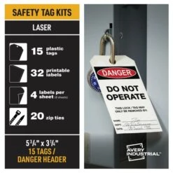 Avery UltraDuty Hazard Warning Tag Kit -Office Supplies Shop 5c92ec07503ae82d7c526f2df2b5ac62e4