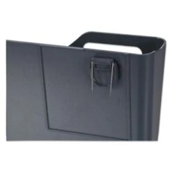Universal Recycled Plastic Cubicle Single File Pocket, Cubicle Pins Mount, 13.5 X 3 X 7, Charcoal -Office Supplies Shop 5ce92071817143c7abba344c2141288778