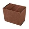 Faux Leather Expanding File, Jan-Dec, 12 Pockets, Letter Size (8-1/2" X 11"), 1" Expansion, Brown -Office Supplies Shop 5e184ec7567b6258b5e1dcf7203544313c