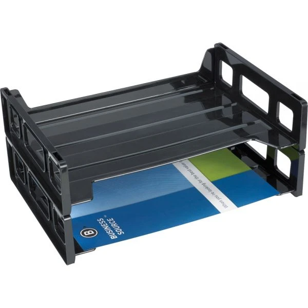 Business Source 42585 Desk Tray 4 Business Source 42585 Desk Tray - Image 2