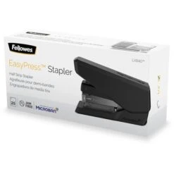 Fellowes LX840 EasyPress Half Strip Stapler, 25-Sheet Capacity, Black -Office Supplies Shop 5fe0eb3e7ee165b64c37fe04a514e1f54f