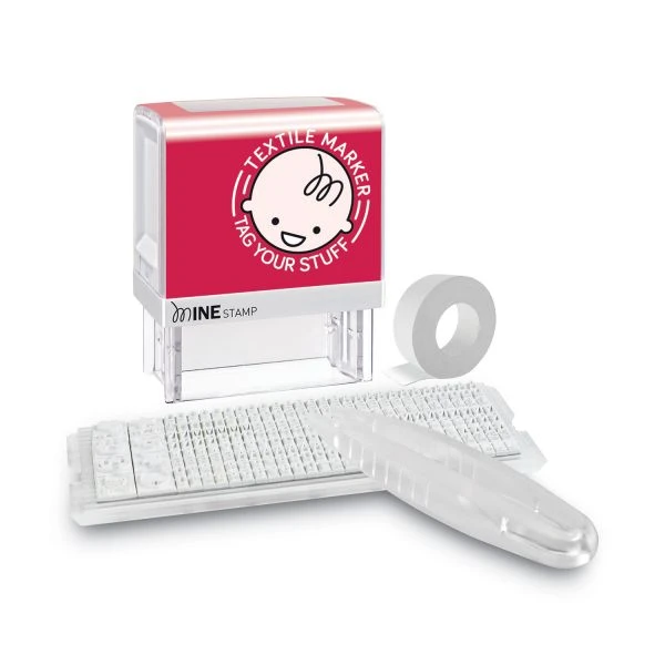 COSCO MINE Textile Stamp, 1.5" X 1.5", Black 8 COSCO MINE Textile Stamp, 1.5" X 1.5", Black - Image 6