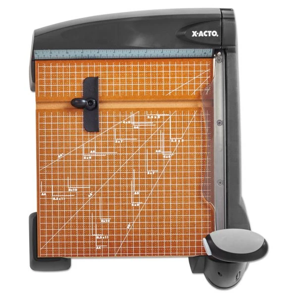 X-ACTO 12-Sheet Laser Guillotine Trimmer, Wood Base, 12" X 12" 5 X-ACTO 12-Sheet Laser Guillotine Trimmer, Wood Base, 12" X 12" - Image 3