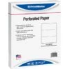 Laser3 Micro Perf (3-2/3", 7-1/3") Copy/Laser Paper