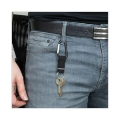 Advantus Carabiner Key Chains, Split Key Rings, Aluminum, Black, 10/Pack -Office Supplies Shop 62e01e05b99f0436558e8f3cb09b38a7ed