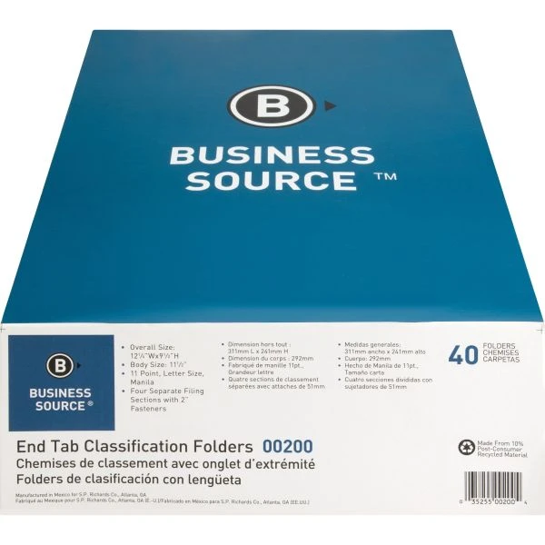 Business Source Letter Recycled Medical File Folder 6 Business Source Letter Recycled Medical File Folder - Image 4