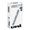 Uniball Vision Elite Liquid Ink Rollerball Pens, Bold Point, 0.8 Mm, White Barrel, Blue/Black Ink, Pack Of 12 -Office Supplies Shop 6647f8db6594b6befbc05db9c338e49453