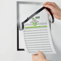 Durable DURAFRAME Note Sign Holder, 8.5 X 11, Silver Frame -Office Supplies Shop 66a71ad3a1b1674c71394f52d54103ed24