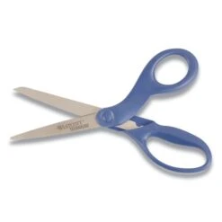 Westcott Titanium Bonded Scissors, 8" Long, 3.5" Cut Length, Navy Straight Handle -Office Supplies Shop 66db5542e2aa5f170a0e1c7e0c0b602ba3