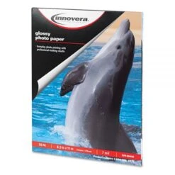 Innovera Glossy Photo Paper, 7 Mil, 8.5 X 11, Glossy White, 50/Pack -Office Supplies Shop 67a8c36addbd99242ccfdb22cc616350b8