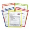 C-Line Stitched Shop Ticket Holders, Neon, Assorted 5 Colors, 75", 9 X 12, 25/BX -Office Supplies Shop 67b6e1e21e38633e9f3322b5e0b04b585a